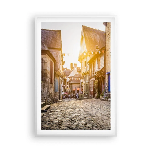 Plakat w białej ramie - Biały duch miasteczka - 61x91 cm