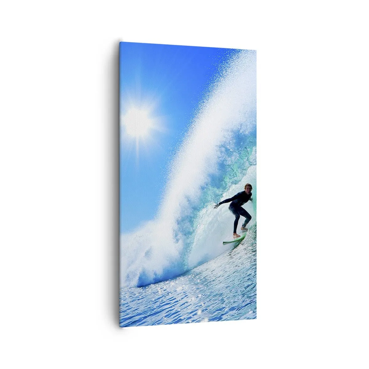 Obraz na płótnie - Przez wielki błękit - 65x120 cm