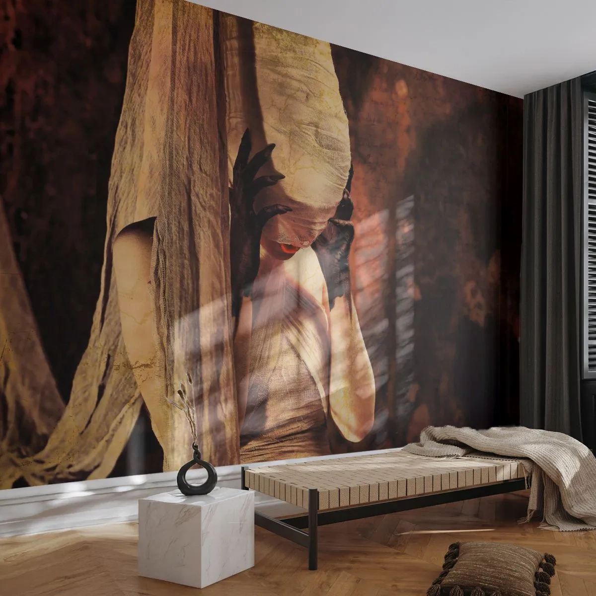 Fototapeta Samoprzylepna Deluxe Sticker - Między dobrem a złem - Teatr, Sztuka, Człowiek - 350x256 cm