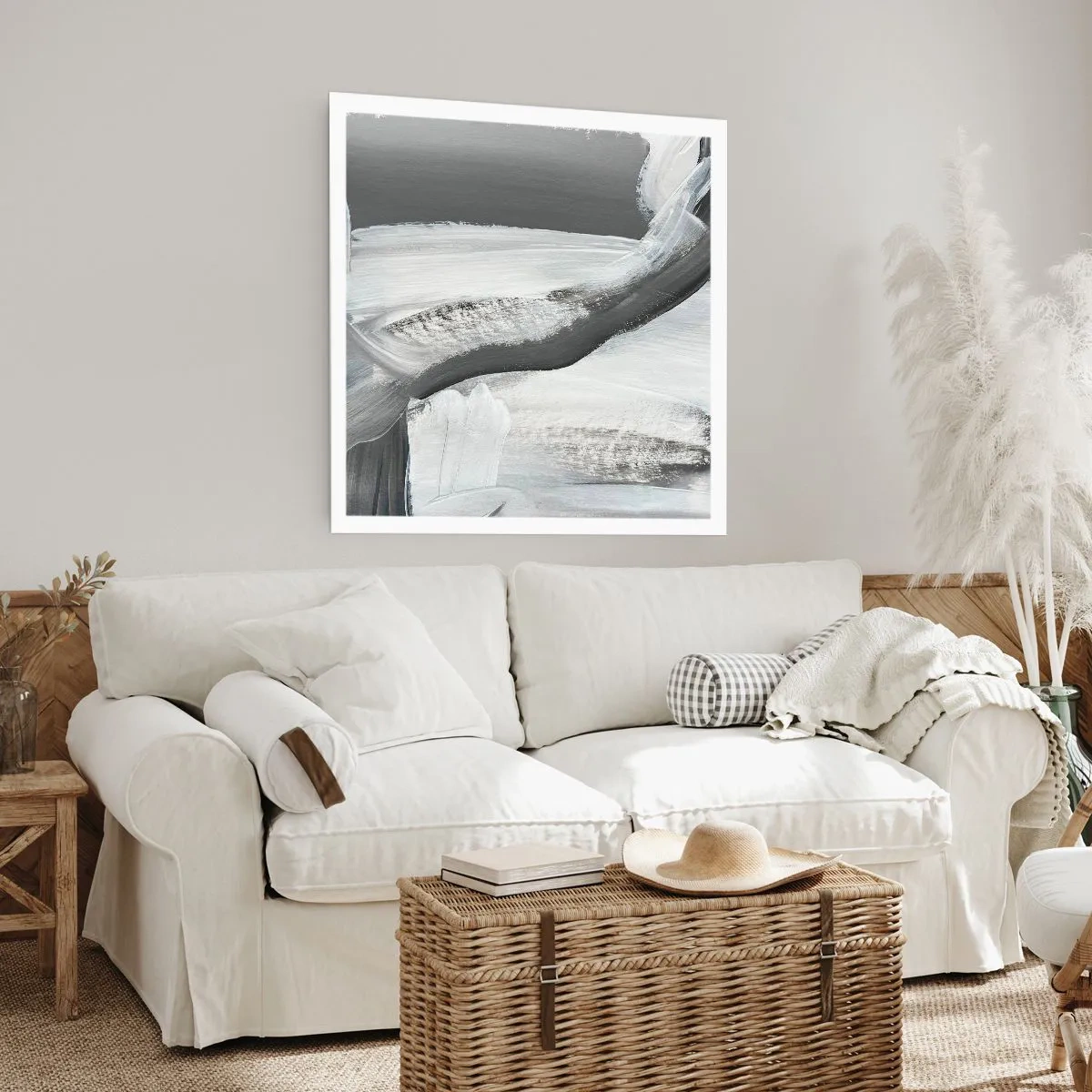 Plakat - Zdecydowanym ruchem - 50x50 cm