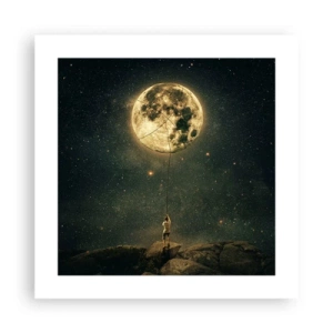 Plakat - Jeden taki, co ukradł Księżyc - 40x40 cm