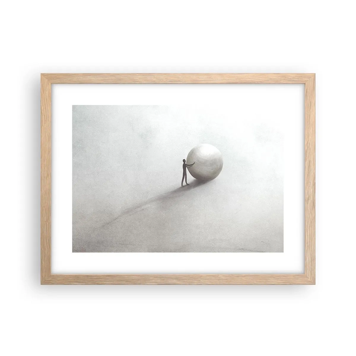 Plakat w ramie jasny dąb - Gra życia - 40x30 cm