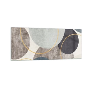 Obraz na szkle - Koło za kołem - 100x40 cm