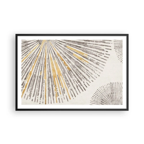 Plakat w czarnej ramie - Uroda promienia - 91x61 cm
