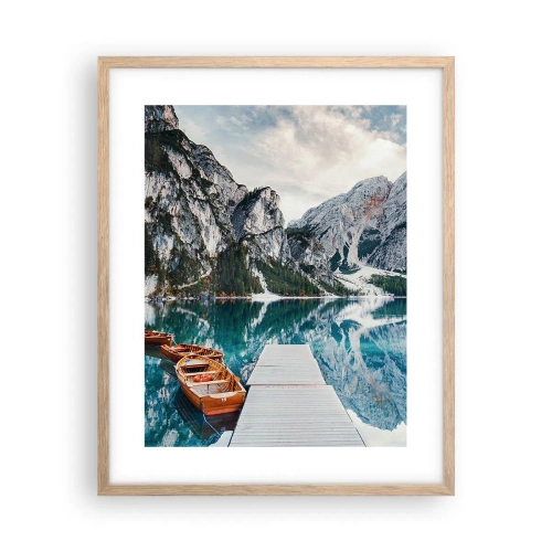 Plakat w ramie jasny dąb - Pokażemy ci piękno - 40x50 cm