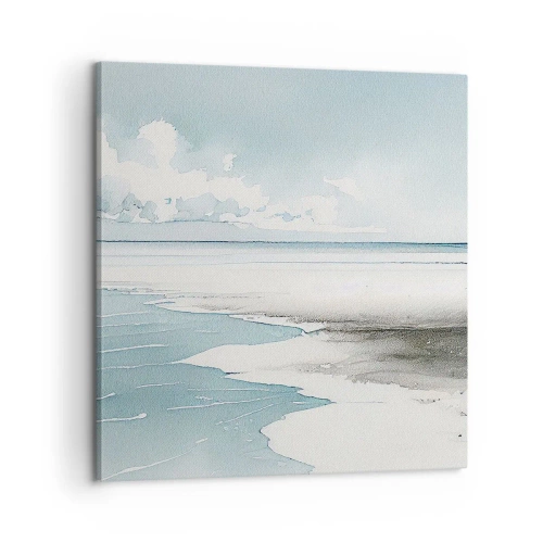 Obraz na płótnie - Łagodny przypływ - 60x60 cm