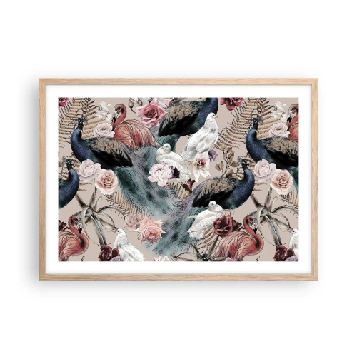 Plakat w ramie jasny dąb - W pałacowym ogrodzie - 70x50 cm