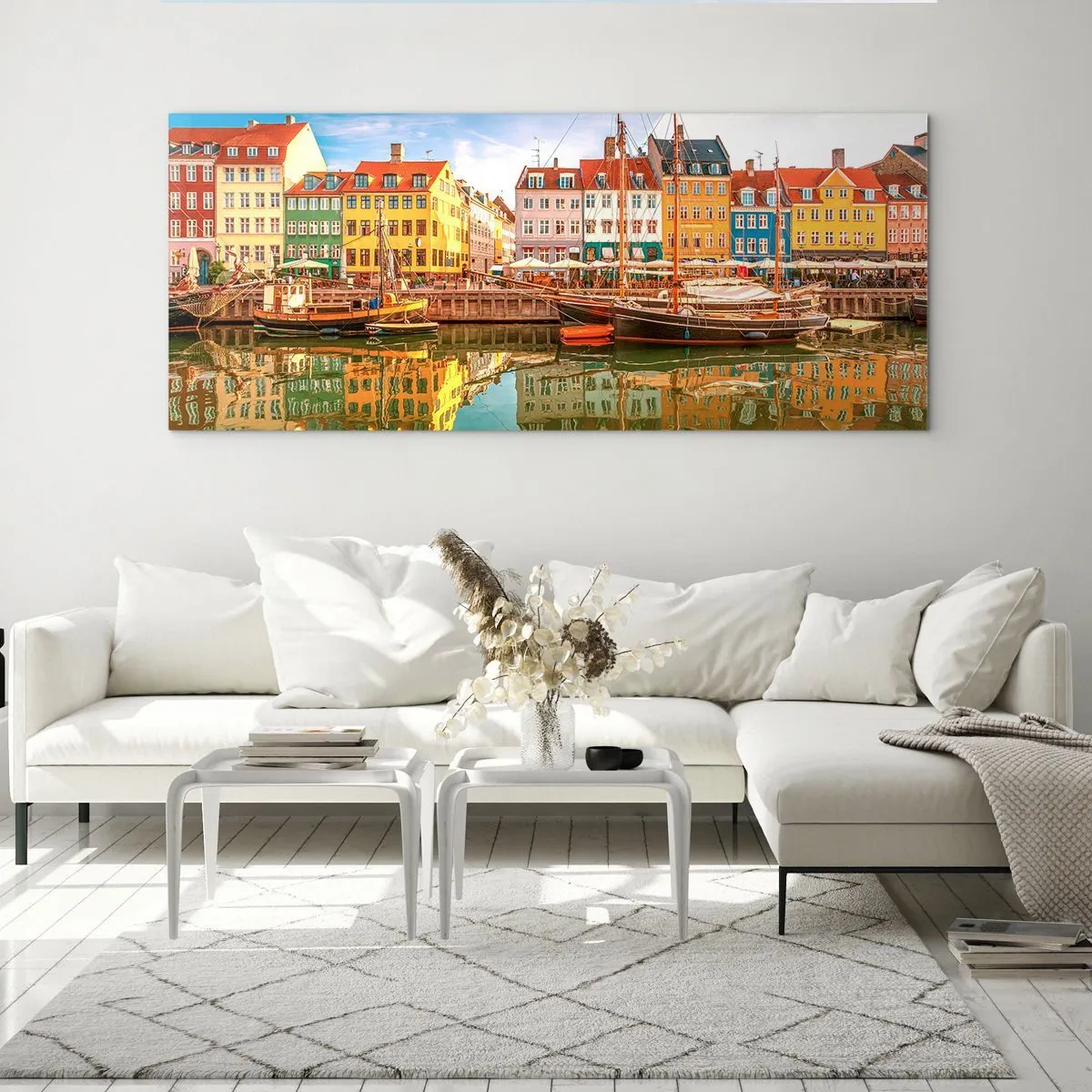 Obraz na szkle - Nad wodą gładką jak lustro - 90x30 cm