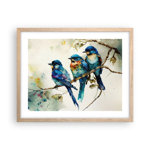 Plakat w ramie jasny dąb - Obraził się? - 50x40 cm