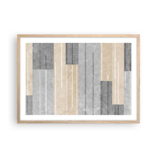 Plakat w ramie jasny dąb - Kompozycja: trzymać pion - 70x50 cm