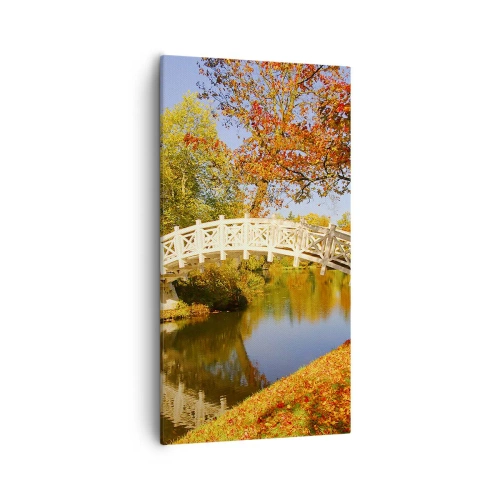 Obraz na płótnie - Na białym mostku westchnień - 55x100 cm