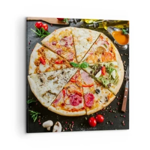 Obraz na płótnie - Wachlarz smaków - 50x50 cm