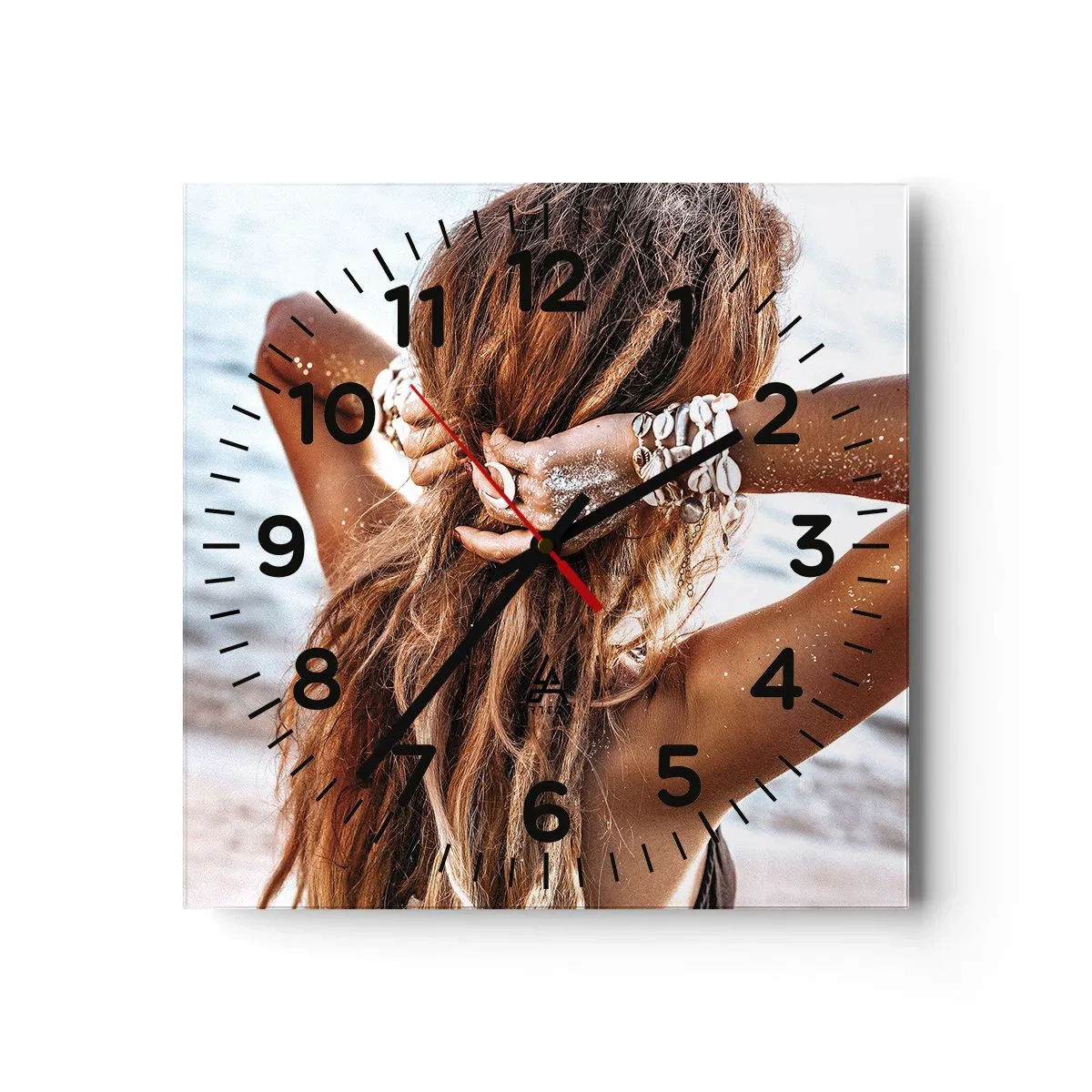 Zegar ścienny - Siostra wody i słońca - 40x40 cm