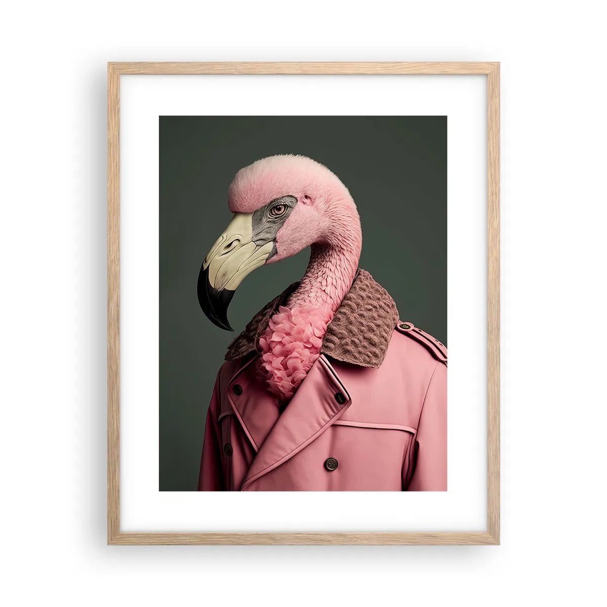 Plakat w ramie jasny dąb - Prawdziwy elegant - 40x50 cm