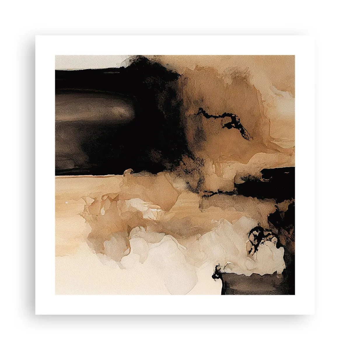 Plakat - Abstrakcja intrygująca - 50x50 cm