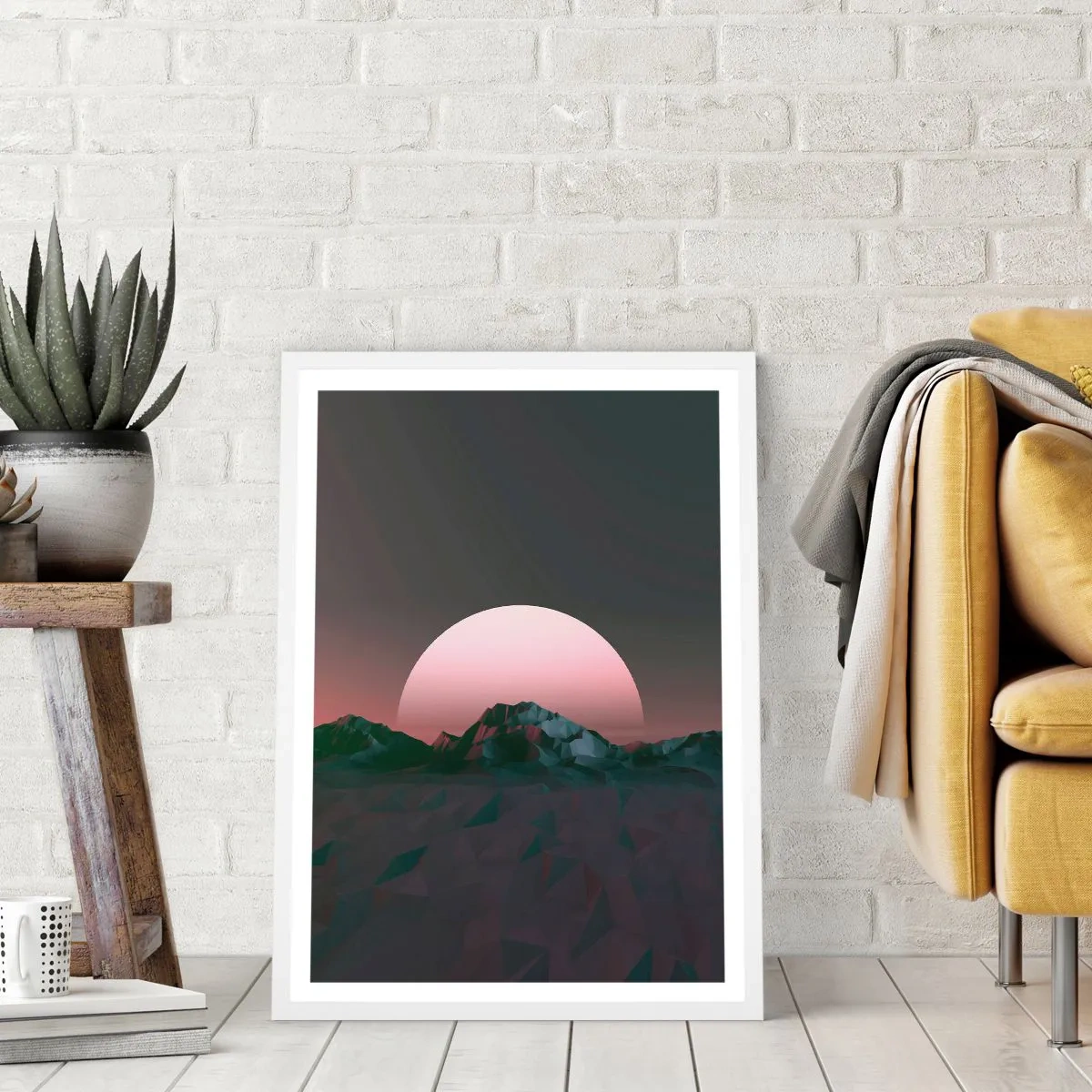 Plakat w białej ramie - W sąsiedniej galaktyce - 50x70 cm