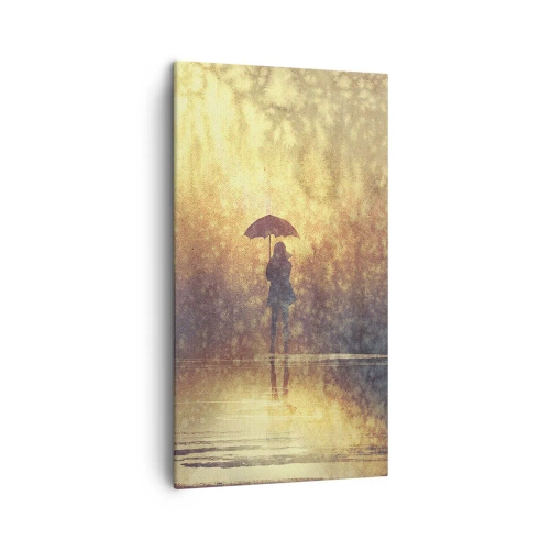 Obraz na płótnie - Czuję, że ktoś na mnie patrzy - 45x80 cm