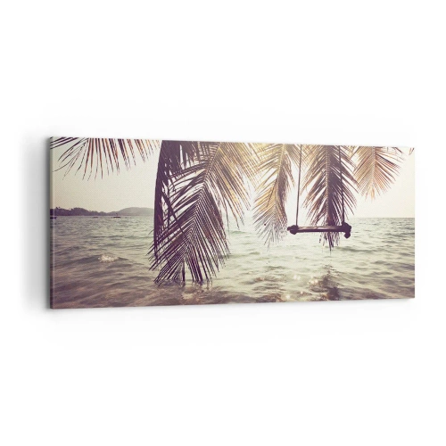 Obraz na płótnie - Można bujać w obłokach do woli - 100x40 cm