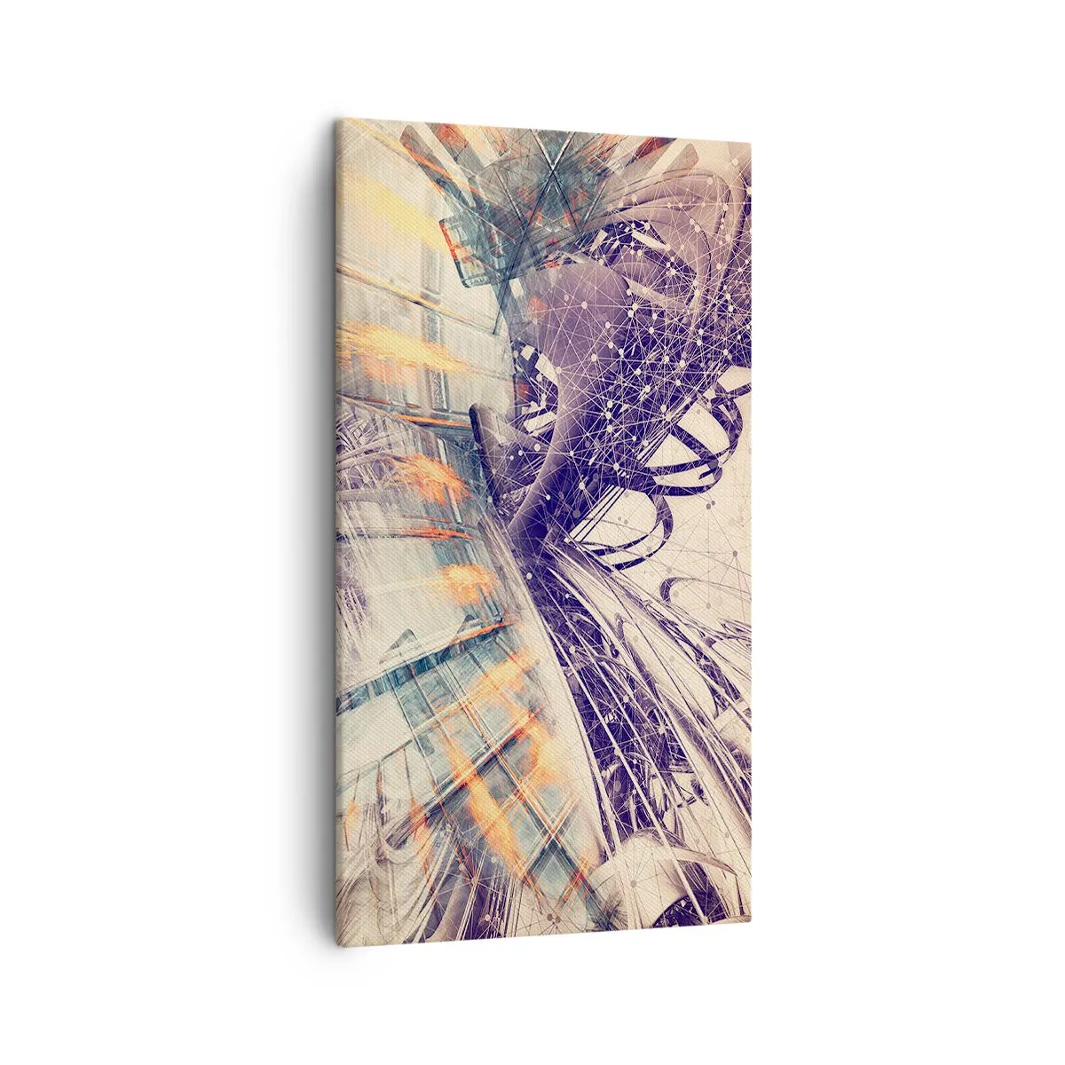 Obraz na płótnie - W wielkim pędzie - 45x80 cm