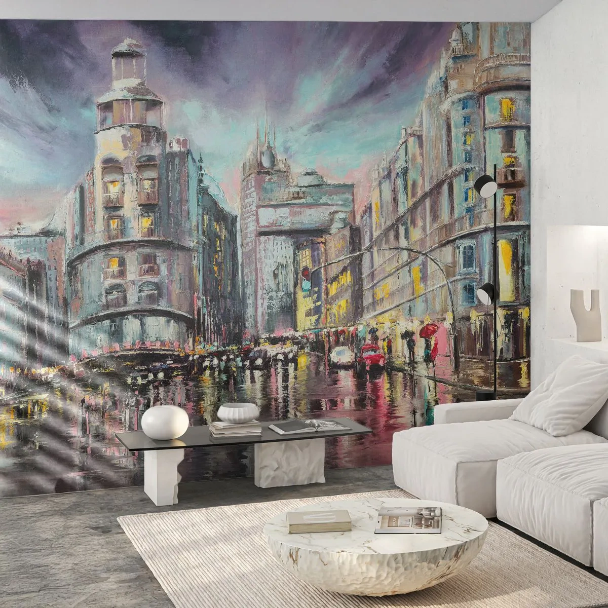 Fototapeta Samoprzylepna Deluxe Sticker - To będzie udany wieczór - Miasto, Madryt, Architektura - 250x175 cm