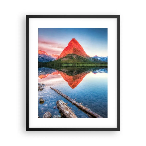 Plakat w czarnej ramie - Żar i chłód - 40x50 cm