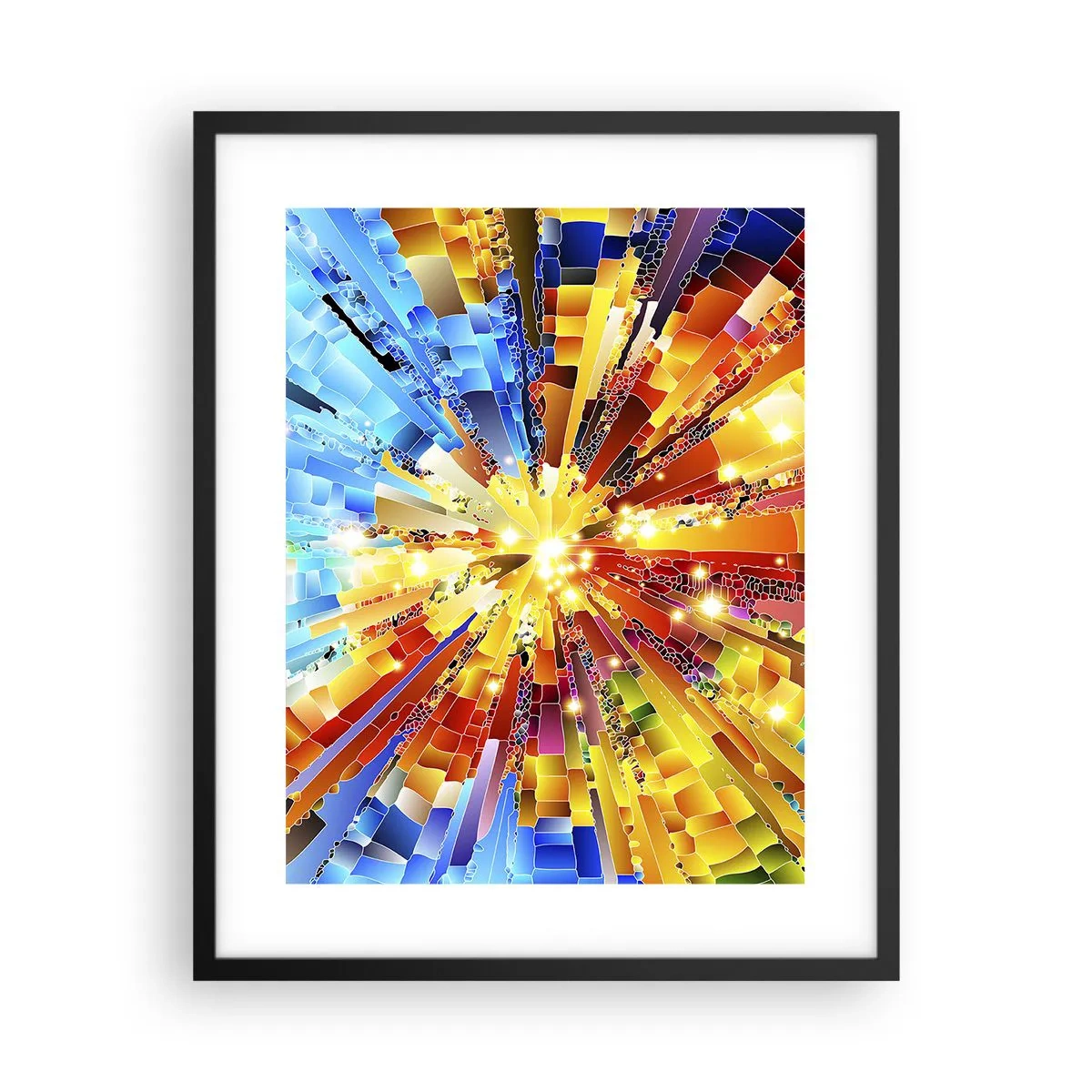 Plakat w czarnej ramie - In medias res - 40x50 cm