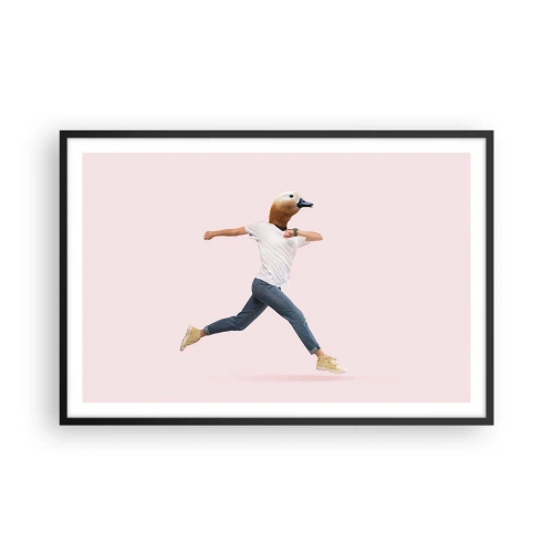 Plakat w czarnej ramie - Szczypta absurdu - 91x61 cm