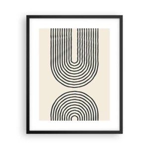 Plakat w czarnej ramie - Już za chwilę… - 40x50 cm