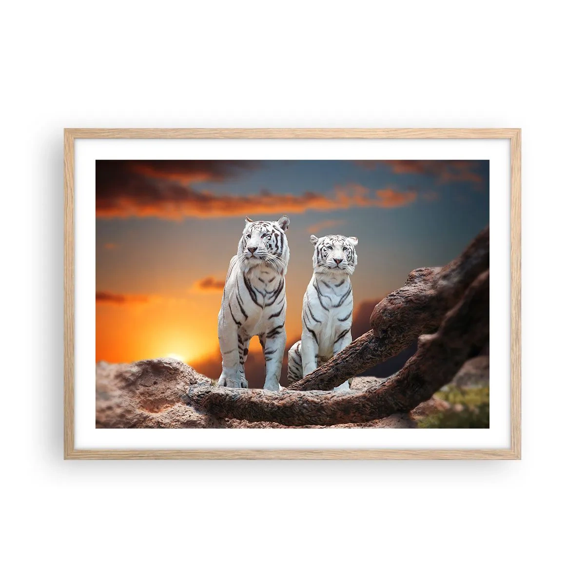 Plakat w ramie jasny dąb - Zupełnie jak w Narni - 70x50 cm