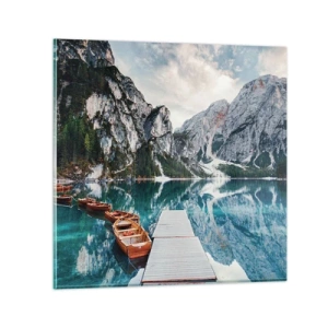 Obraz na szkle - Pokażemy ci piękno - 30x30 cm