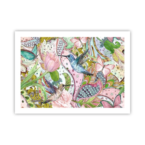 Plakat - Wplątane w pnączach - 70x50 cm