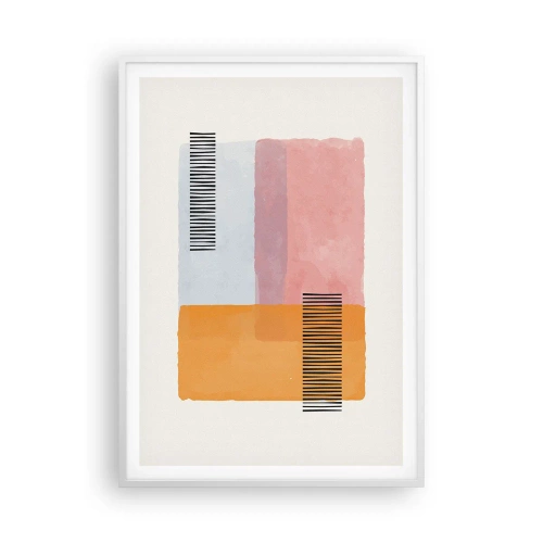 Plakat w białej ramie - Z kąta w kąt - 70x100 cm