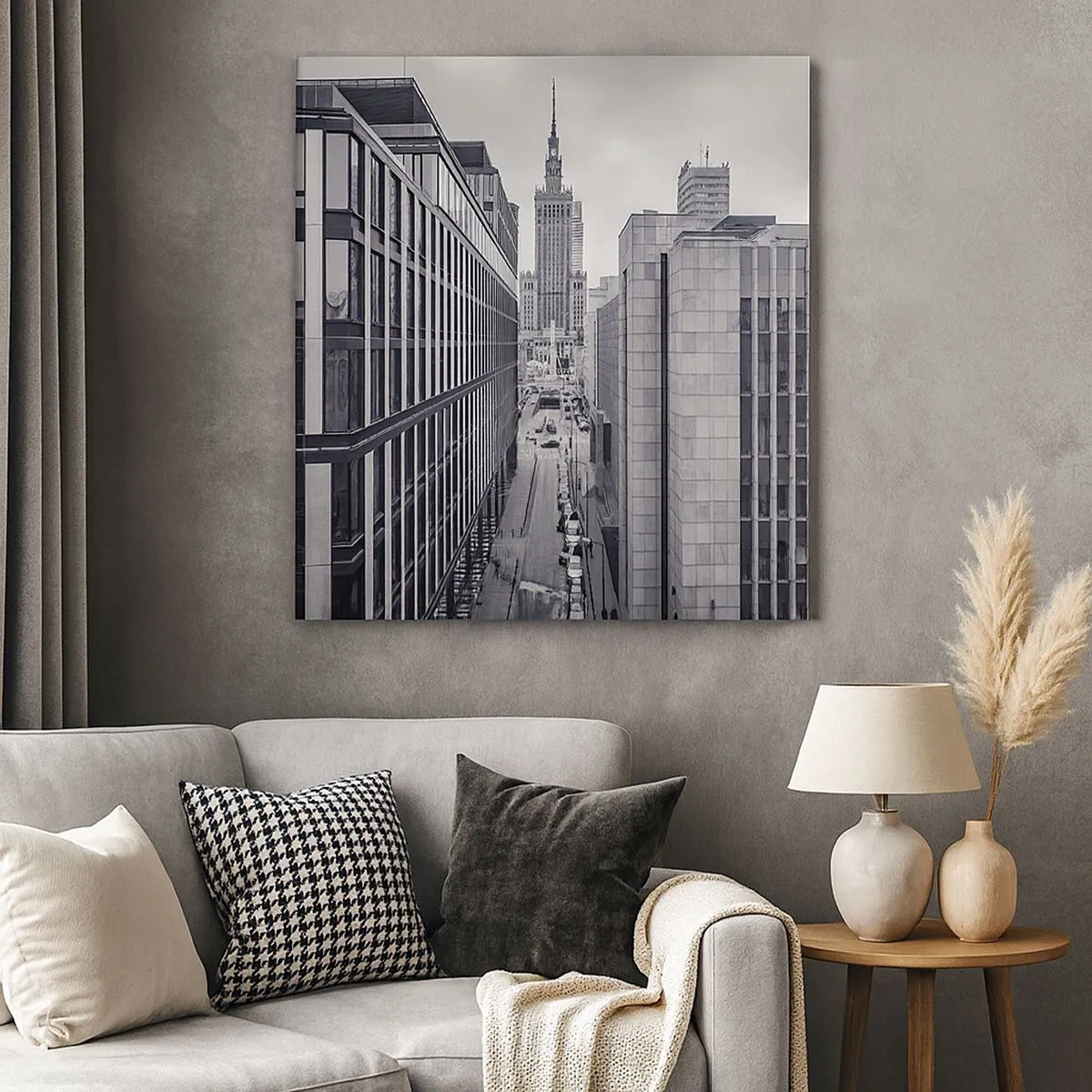 Obraz na płótnie - Warszawska dolina - 30x30 cm