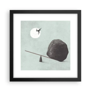 Plakat w czarnej ramie - Spełnione marzenie - 30x30 cm