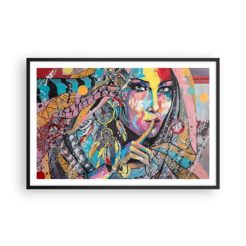 Plakat w czarnej ramie - Milcz, aż zrozumiesz - 91x61 cm