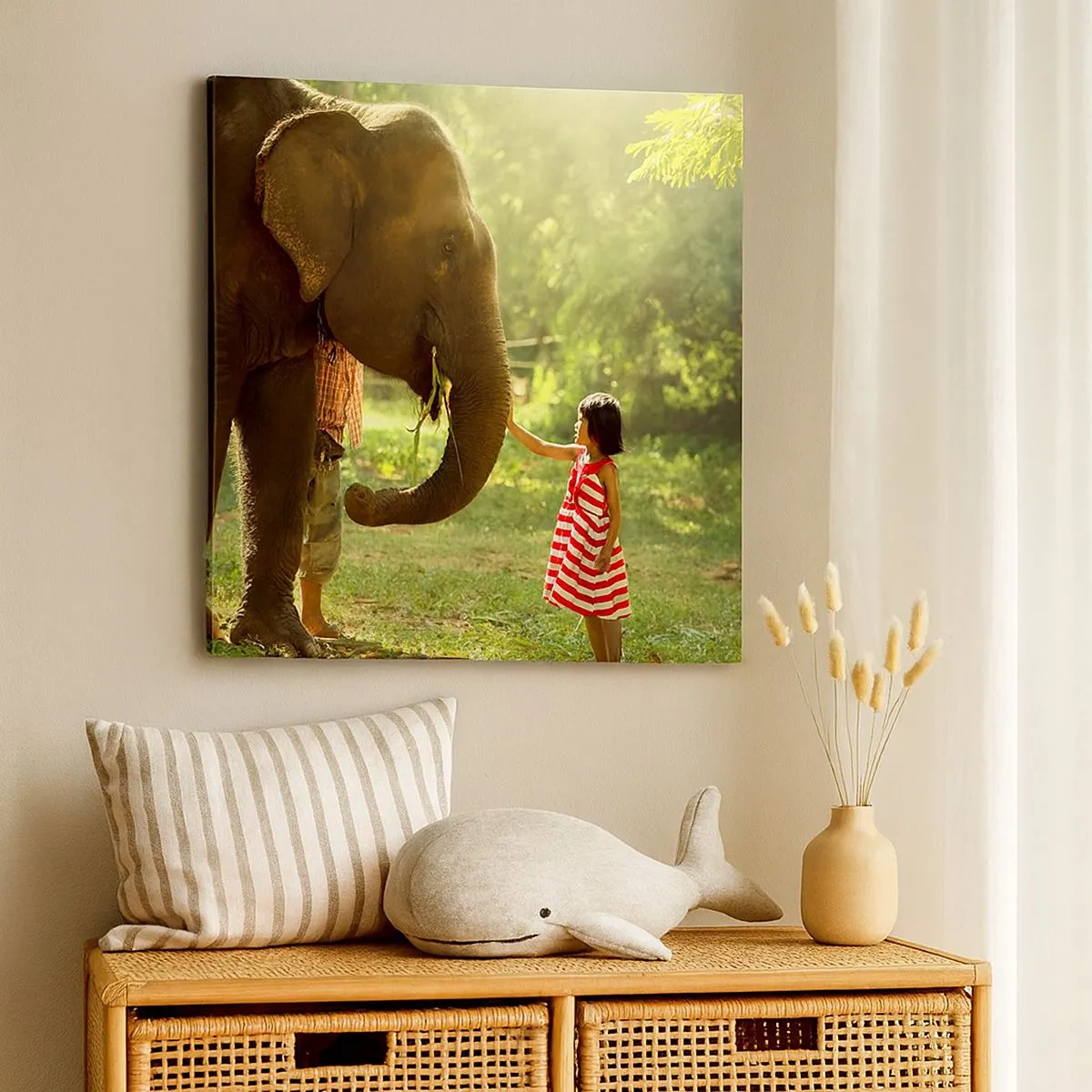 Obraz na płótnie - Siła przyjaźni - 30x30 cm