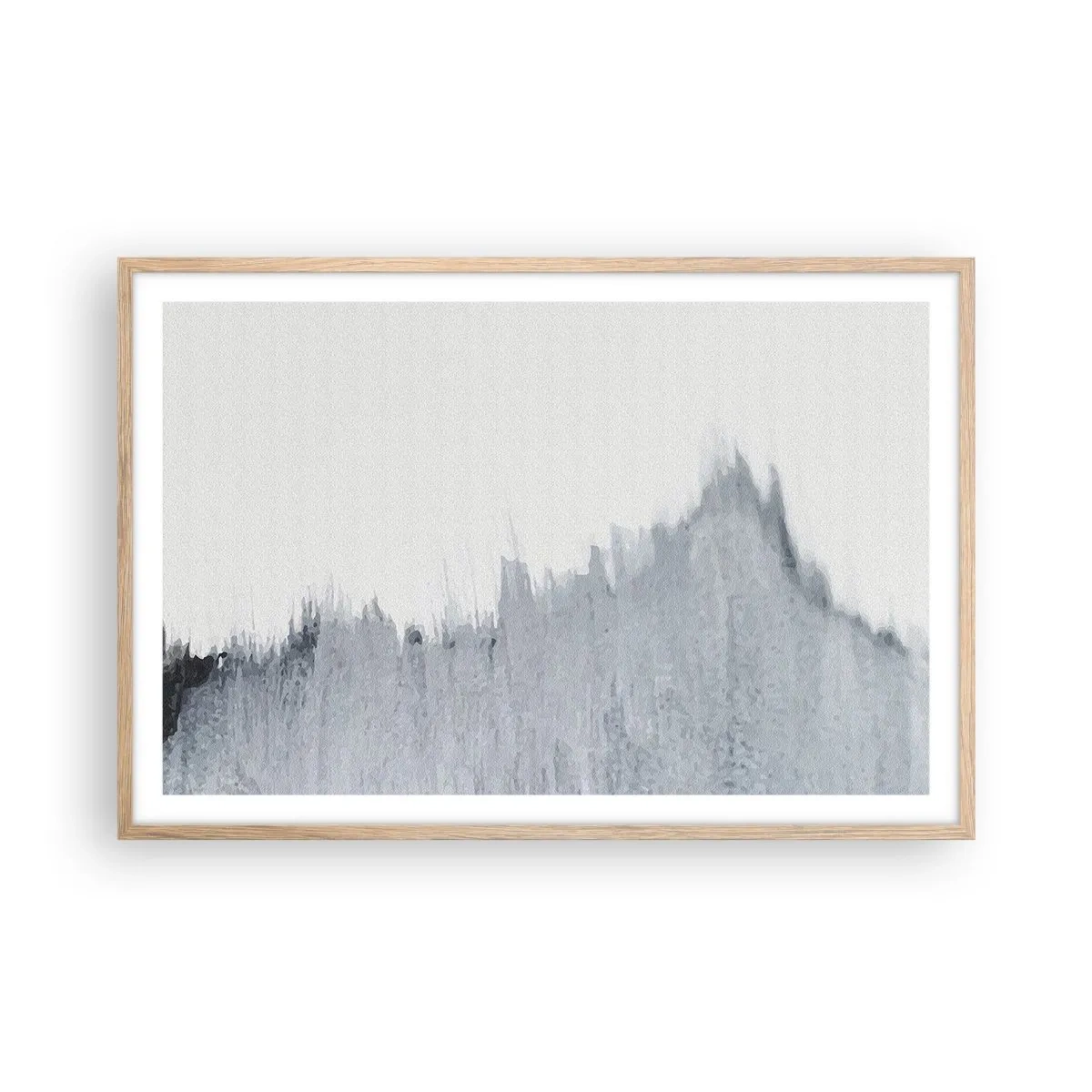 Plakat w ramie jasny dąb - Tajemniczy zapis - 91x61 cm