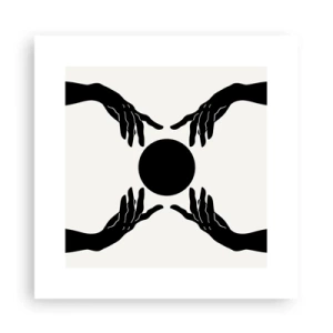 Plakat - Tajemny znak - 30x30 cm
