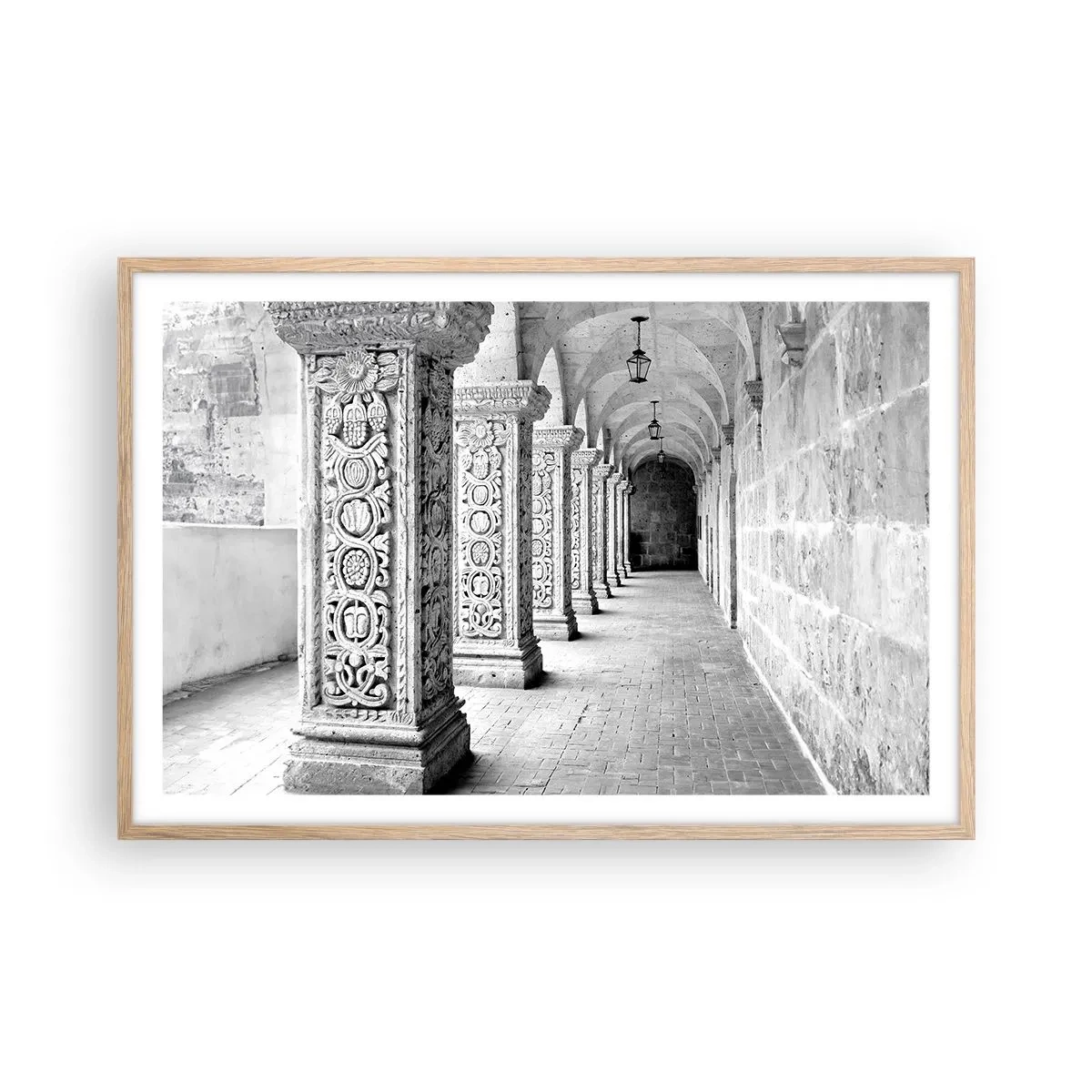 Plakat w ramie jasny dąb - A dokąd to…? - 91x61 cm