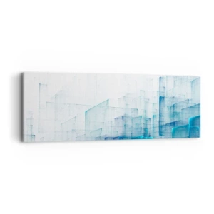 Obraz na płótnie - Jak stała się przestrzeń - 90x30 cm