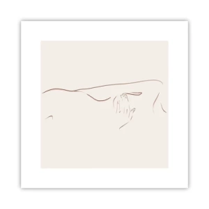 Plakat - Kształt pragnienia - 30x30 cm