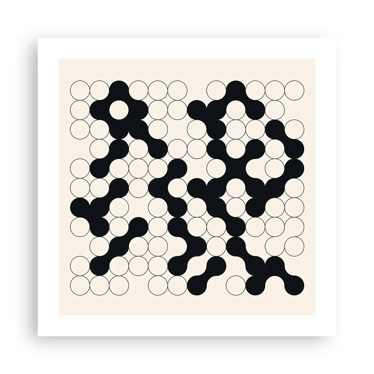 Plakat - Chińska gra – wariacja - 50x50 cm