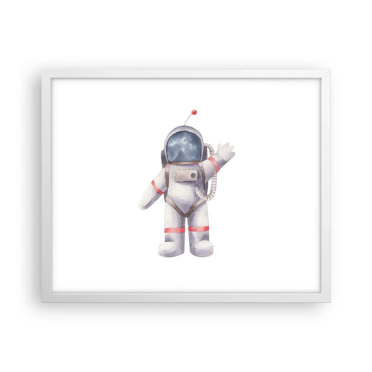 Plakat w białej ramie - To na razie! - 50x40 cm