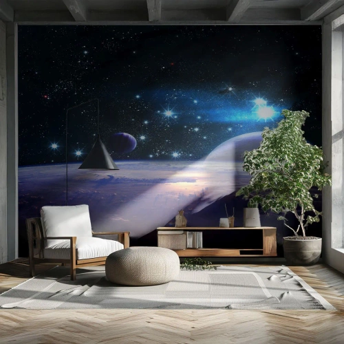 Fototapeta na wymiar Standard Eco - Wciąż sami? - Kosmos, Planeta Ziemia, Wszechświat
