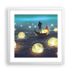 Plakat w białej ramie - Rzeczy, o których się filozofom nie śniło - 40x40 cm