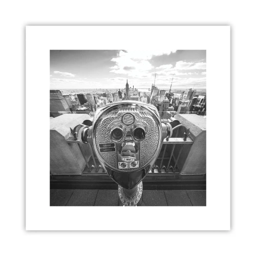 Plakat - Miasto nad miastami - 30x30 cm