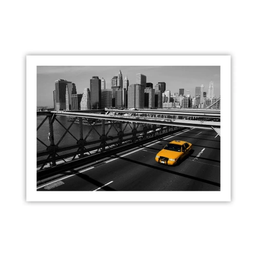 Plakat - Kolor wielkiego miasta - 70x50 cm