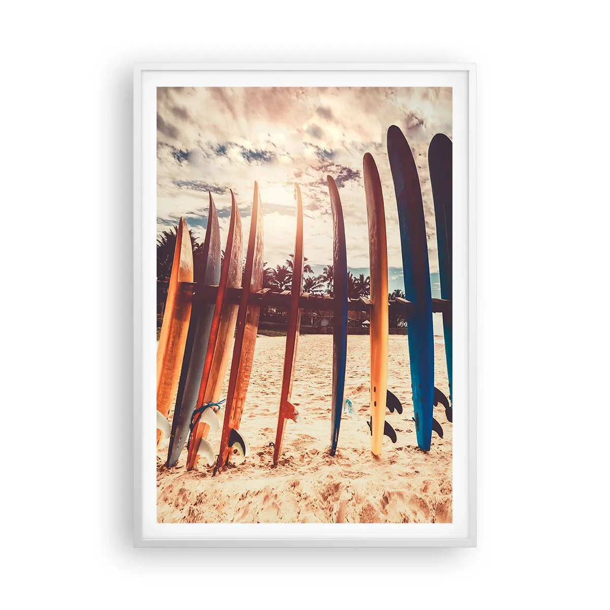 Plakat w białej ramie - Dobranoc, do jutra - 70x100 cm