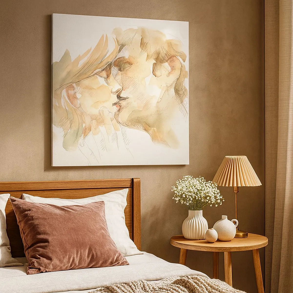 Obraz na płótnie - Odnaleziona połowa? - 30x30 cm