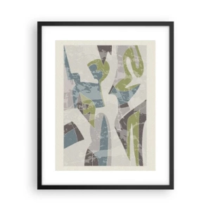 Plakat w czarnej ramie - Kompozycja za szybą - 40x50 cm